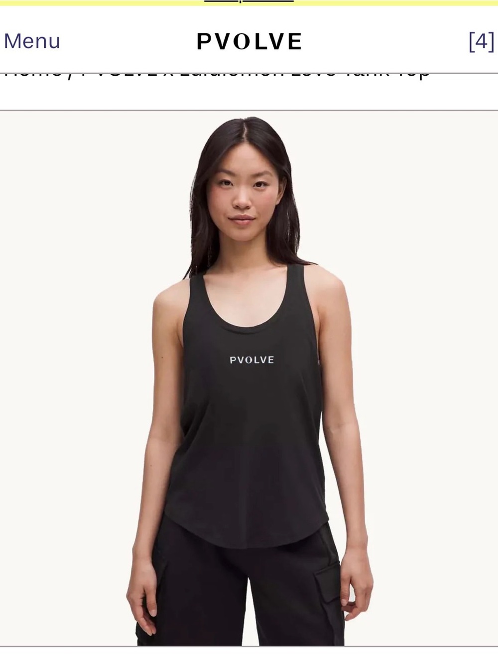 NWT SOLD OUT ONLINE PVOLVE x Lululemon Love Tank Top SIZE 10